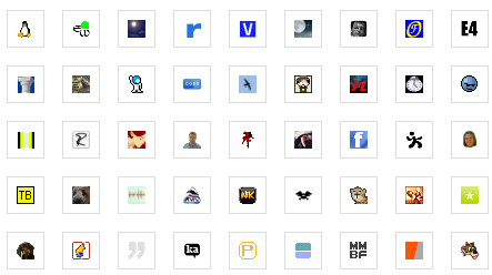 Blogosphäre-Icons