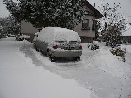 Schnee in Tübingen